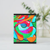 Postcard-Abstrakt/Misc-Graffiti Gallery 106 Postkarte (Stehend Vorderseite)