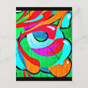 Postcard-Abstrakt/Misc-Graffiti Gallery 106 Postkarte