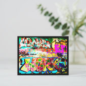 Postcard-Abstrakt/Misc-Graffiti Gallery 11 Postkarte (Stehend Vorderseite)