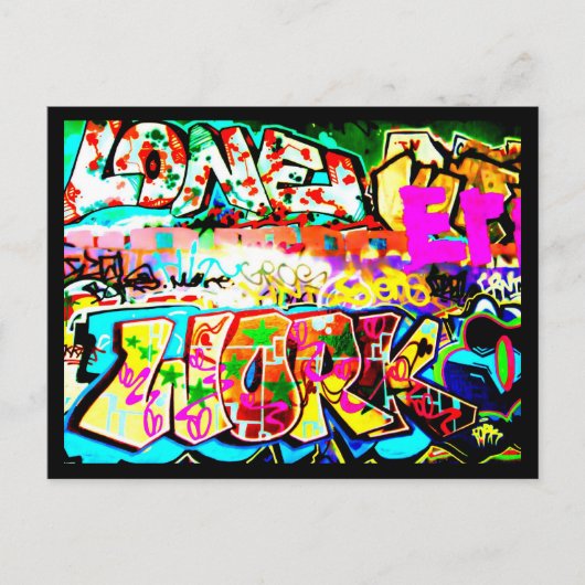 Postcard-Abstrakt/Misc-Graffiti Gallery 11 Postkarte (Vorderseite)
