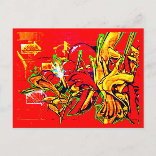 Postcard-Abstrakt/Misc-Graffiti Gallery 16 Postkarte (Vorderseite)