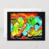 Postcard-Abstrakt/Misc-Graffiti Gallery 19 Postkarte (Vorne/Hinten)
