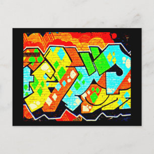 Postcard-Abstrakt/Misc-Graffiti Gallery 19 Postkarte