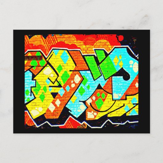 Postcard-Abstrakt/Misc-Graffiti Gallery 19 Postkarte (Vorderseite)