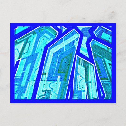 Postcard-Abstrakt/Misc-Graffiti Gallery 24 Postkarte (Vorderseite)