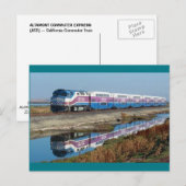 Postcard - ACE - Pendlerzug, Kalifornien Postkarte (Vorne/Hinten)