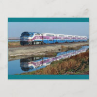 Postcard - ACE - Pendlerzug, Kalifornien
