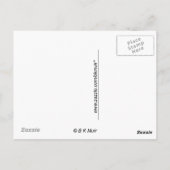 Postcard - Alpaca - Möchten Sie hier sein? Postkarte (Rückseite)