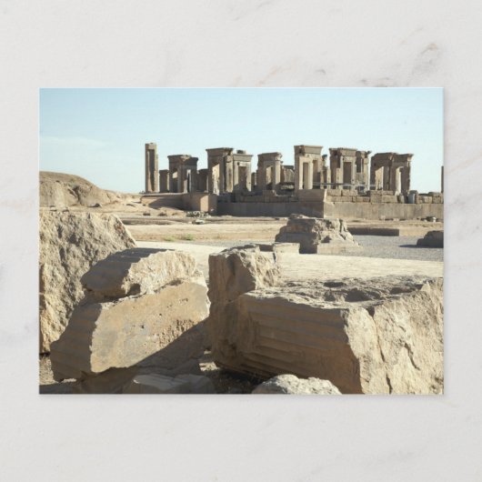 Postcard Ancient Ruins in Persepolis, Iran Postkarte (Vorderseite)