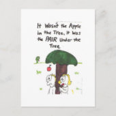 Postcard, animated with funny church sayings postkarte (Vorderseite)