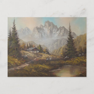 Postcard Ann Hayes Malerei Bayerischer Traum Postkarte