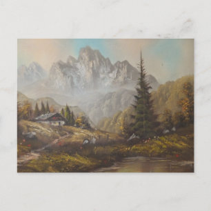 Postcard Ann Hayes Malerei Bayerischer Traum Postkarte