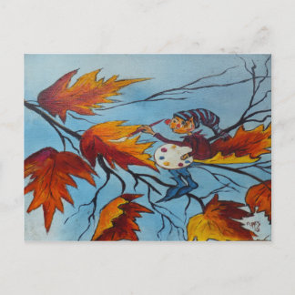 Postcard Ann Hayes Painting Pixie Painting Postkarte