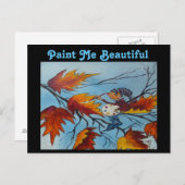 Postcard Ann Hayes Painting Pixie Painting Postkarte (Vorne/Hinten)