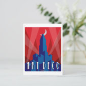Postcard - Art Deco Empire State Gebäude Postkarte (Stehend Vorderseite)
