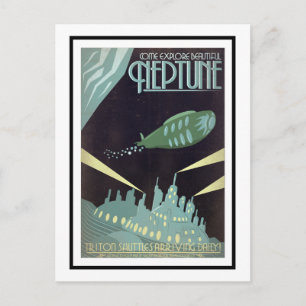 Postcard - Art Deco Entdecken Sie den schönen Nept Postkarte