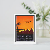 Postcard - Art Deco Imperial Airways Postkarte (Stehend Vorderseite)