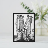 Postcard-Art der Mode-Bakst 28 Postkarte (Stehend Vorderseite)