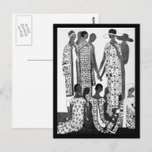Postcard-Art der Mode-Bakst 28 Postkarte (Vorne/Hinten)