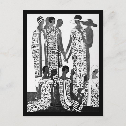 Postcard-Art der Mode-Bakst 28 Postkarte (Vorderseite)