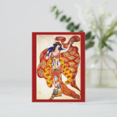 Postcard-Art der Mode-Bakst 31 Postkarte (Stehend Vorderseite)