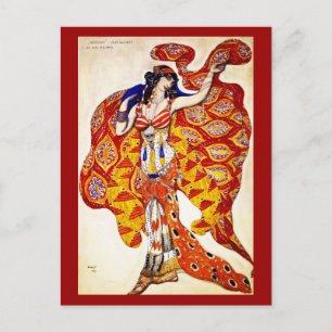 Postcard-Art der Mode-Bakst 31 Postkarte