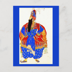 Postcard-Art der Mode-Bakst 35 Postkarte