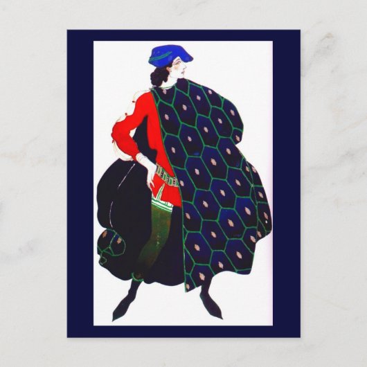 Postcard-Art des Mode-Baksts 19 Postkarte (Vorderseite)