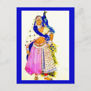 Postcard-Art des Mode-Baksts 6 Postkarte