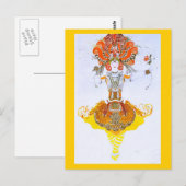 Postcard-Art des Mode-Baksts 9 Postkarte (Vorne/Hinten)
