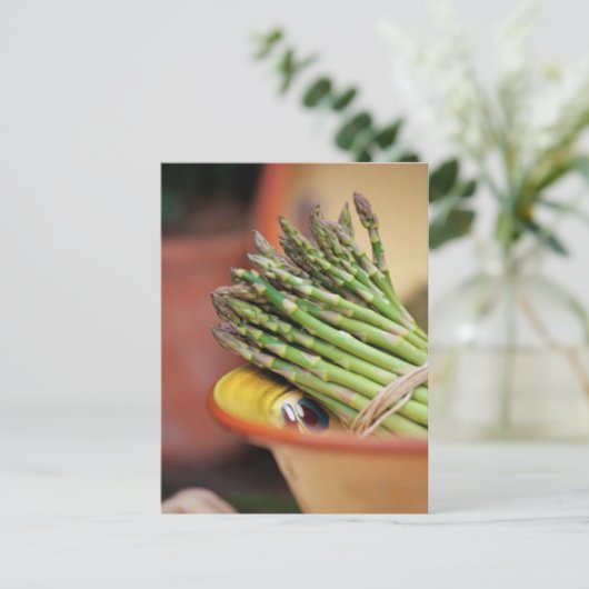 POSTCARD ASPARAGUS POSTKARTE (Stehend Vorderseite)
