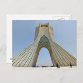 Postcard Azadi Tower (Of Freedom), Teheran Iran Postkarte (Vorne/Hinten)