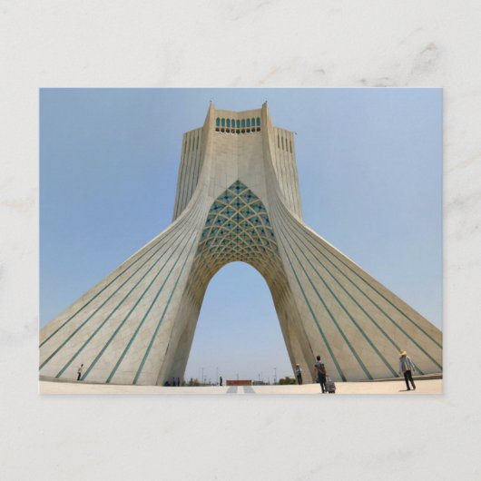 Postcard Azadi Tower (Of Freedom), Teheran Iran Postkarte (Vorderseite)