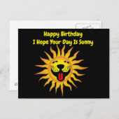 Postcard Baby Happy Birthday Sunshine Postkarte (Vorne/Hinten)