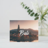 Postcard Bali einfache, elegante Postkarte (Stehend Vorderseite)