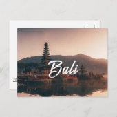 Postcard Bali einfache, elegante Postkarte (Vorne/Hinten)