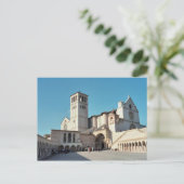 Postcard Basilica di Assisi, Umbrien Italien Postkarte (Stehend Vorderseite)