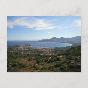 Postcard Bay of Calvi, Korsika, Frankreich Postkarte