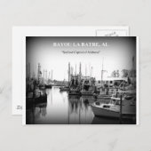 POSTCARD - BAYOU LA BATRE, ALABAMA POSTKARTE (Vorne/Hinten)