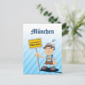 Postcard BEER FESTIVAL Lederhosen München Untersch Postkarte (Stehend Vorderseite)