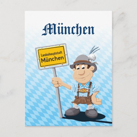 Postcard BEER FESTIVAL Lederhosen München Untersch Postkarte (Vorderseite)
