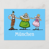 Postcard BEER FESTIVAL München Beer Kellnerin Postkarte (Vorderseite)