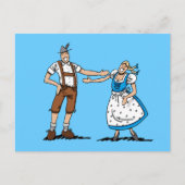 Postcard BEER FESTIVAL Paare Liebe Postkarte (Vorderseite)