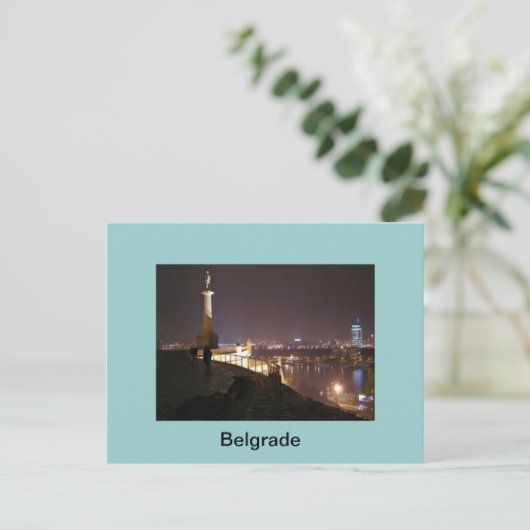 postcard Belgrad Monument Winner Postkarte (Stehend Vorderseite)