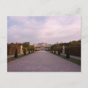 Postcard Belvedere Gardens Palace Vienna, Österrei Postkarte