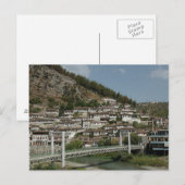 Postcard Berat bridge, Albanien Postkarte (Vorne/Hinten)