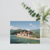Postcard Bhutan, Punakha Dzong Postkarte (Stehend Vorderseite)