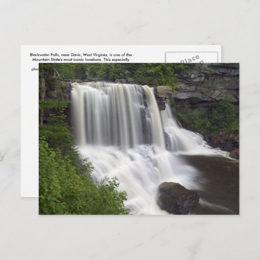 Postcard - Blackwater Falls, West Virginia Postkarte (Vorne/Hinten)