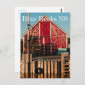 Postcard - Blue Rocks NS Postkarte (Vorne/Hinten)