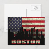 Postcard Boston Postkarte (Vorne/Hinten)